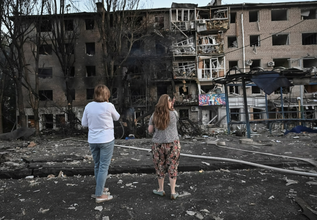 Deadly Russian drone and missile attack strikes Zaporizhzhia